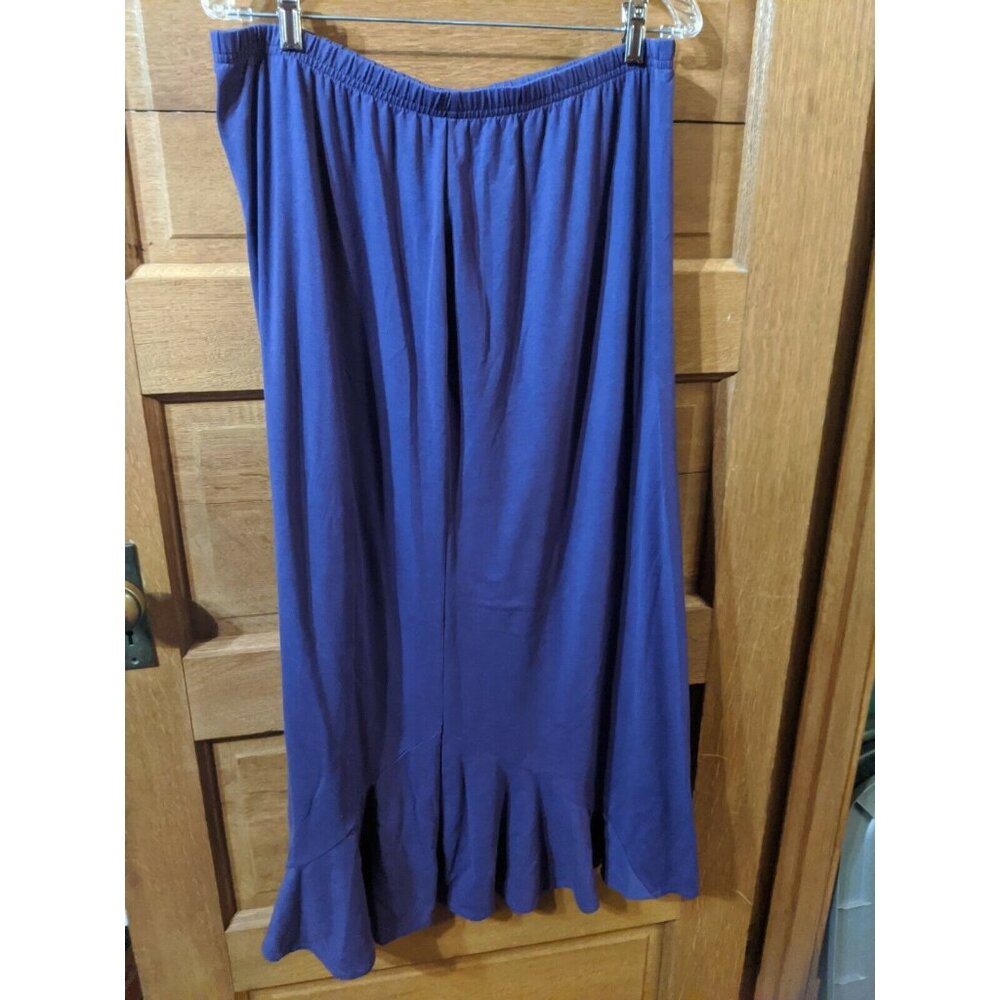 Fashion Bug Skirt Size XL X-Large Modest Purple Long Plus Womens